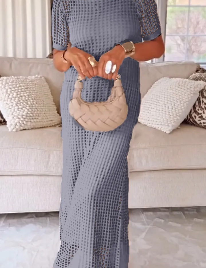 Georgia Clarke | Crochet Knit Maxi Dress For Women