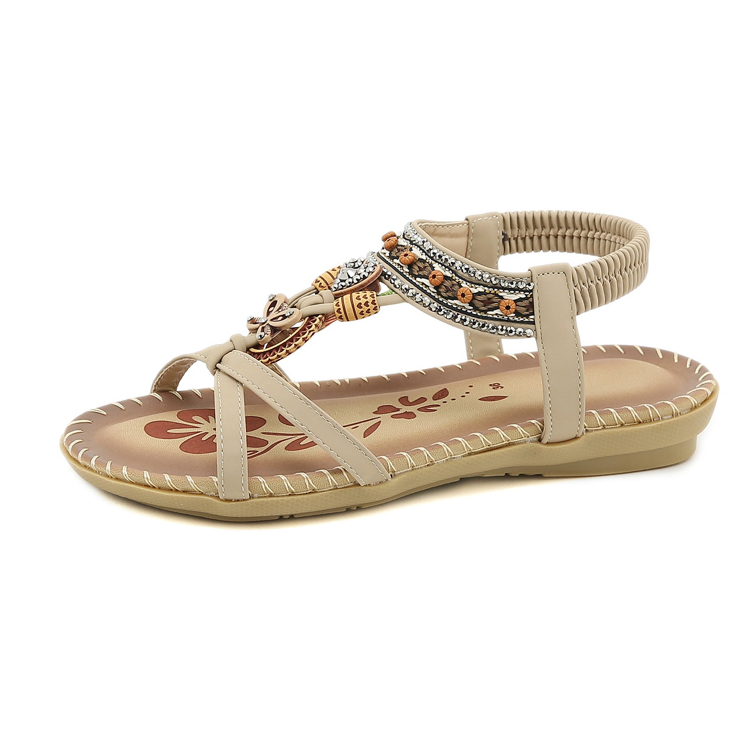 Stella Fairgate | Beaded Boho Flat Sandals For Women