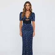 Charlotte Evans | Lace Trim Maxi Dress For Women