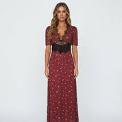 Charlotte Evans | Lace Trim Maxi Dress For Women