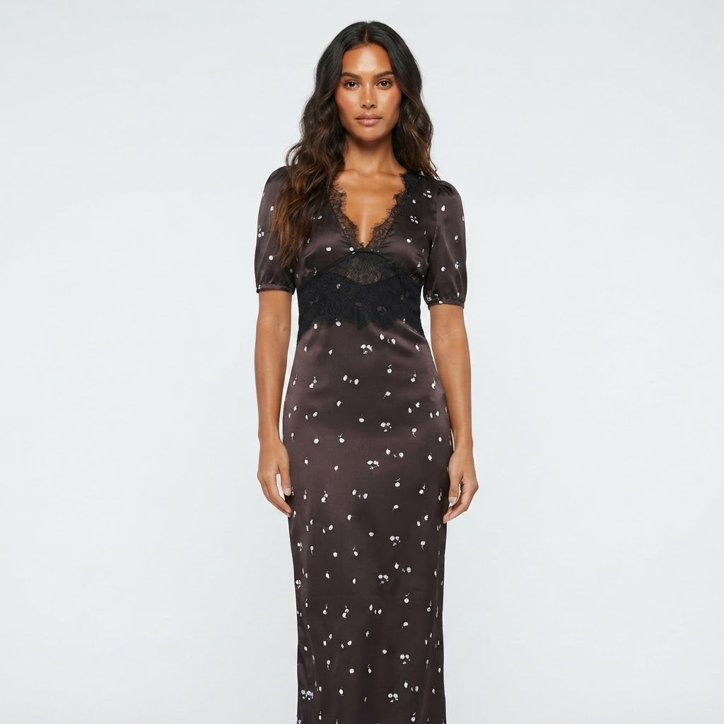 Charlotte Evans | Lace Trim Maxi Dress For Women