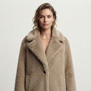 Charlotte Mitchell | Teddy Overcoat For Women