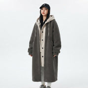 Charlotte Reid | Hooded Teddy Overcoat For Women
