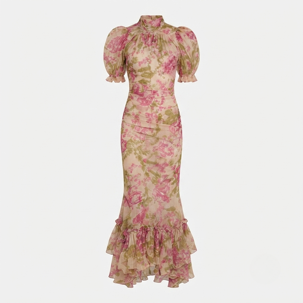 Charlotte Reynolds | Floral Mermaid Maxi Dress For Women