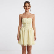 Charlotte Smith | Elegant Strapless Mini Dress For Women