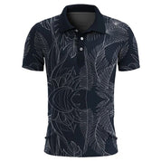 Lachlan Sheeran | Tropical Print Polo Shirt For Men
