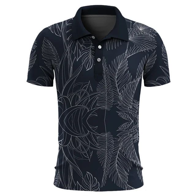 Lachlan Sheeran | Tropical Print Polo Shirt For Men