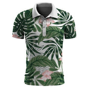 Lachlan Sheeran | Tropical Print Polo Shirt For Men