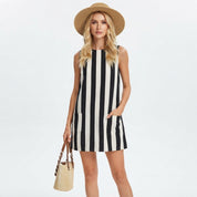 Chloe Anderson | Striped Summer Dress For Women
