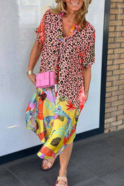 Phoebe Ashwood | Leopard Print Maxi Dress For Women