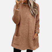 Amelia Sinclair | Plush Fleece Tunic Sweater For Women