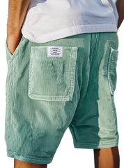 Callan Ridgeway | Corduroy Multi-Pocket Shorts For Men