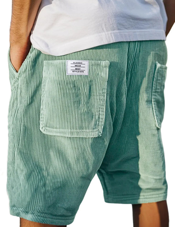 Callan Ridgeway | Corduroy Multi-Pocket Shorts For Men