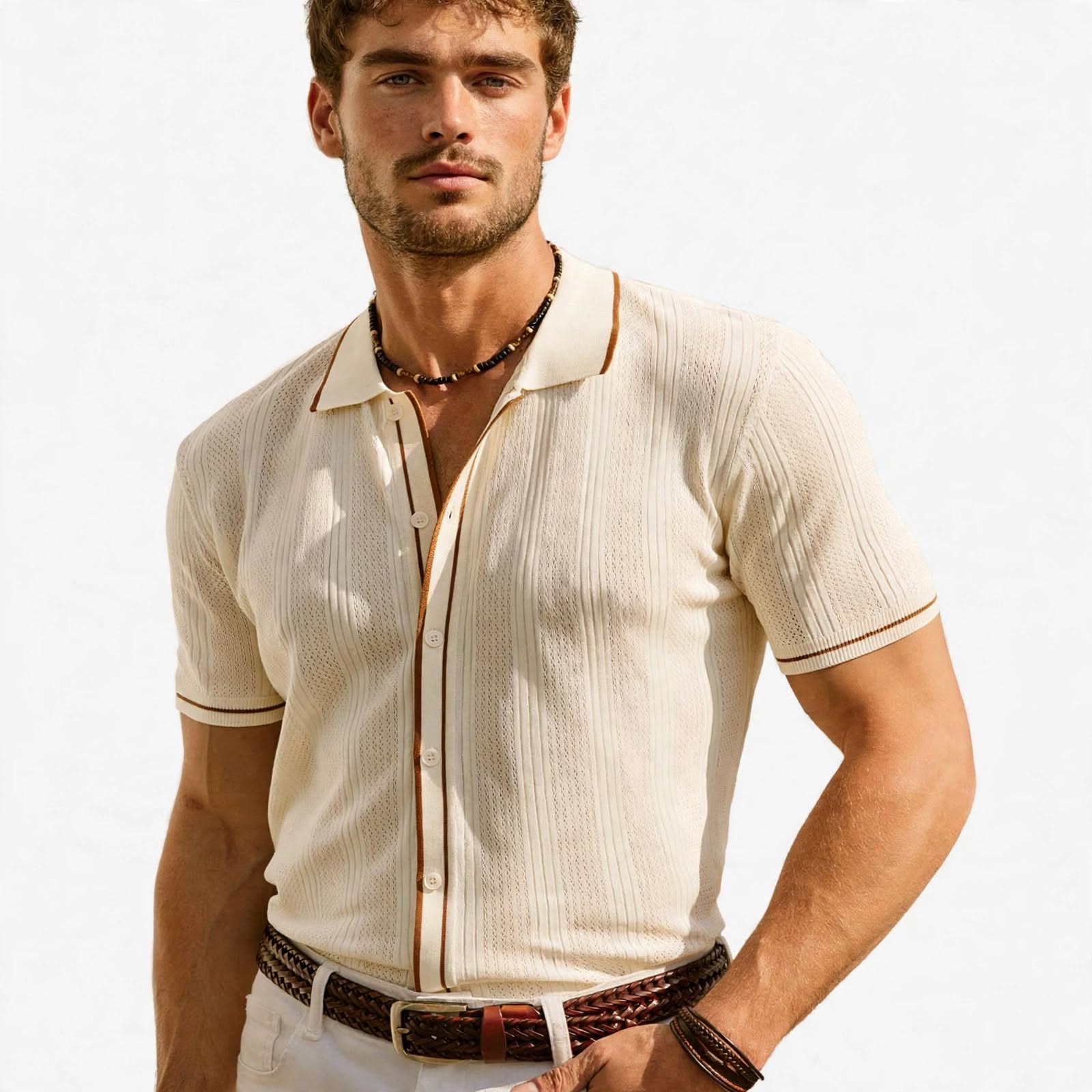 Dean Mackenzie | Ice Silk Polo Shirt For Men