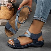 Miranda Foxwell | Woven T-Strap Sandals For Women