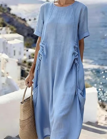 Georgia Blackwood | Relaxed Linen Summer Dress For Women