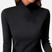 Elena Whitmore | Elegant Cross Neck Top For Women