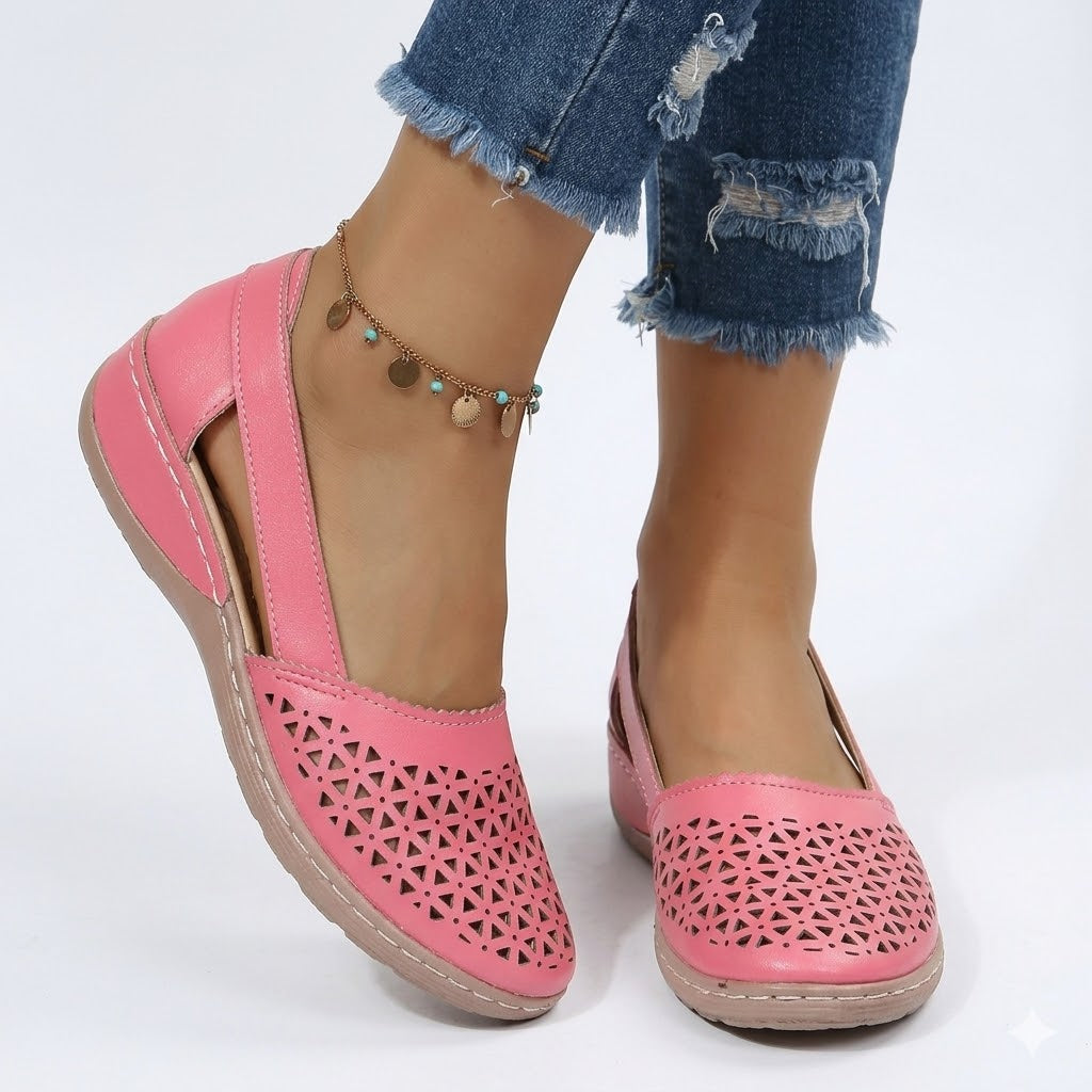 Elena Bellini | Breathable Slip-On Flats For Women