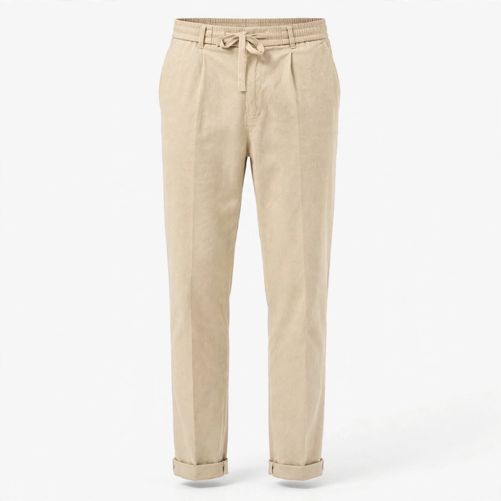 Owen Fairbanks | Linen Trousers With Drawstring Waist For Men