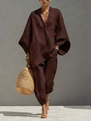 Cleo Fairhurst | Relaxed Batwing Two-Piece Set For Women