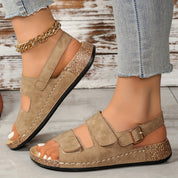 Olivia Sheldon | Adjustable Strap Comfort Sandals For Women
