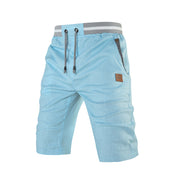 Callan Ashby | Cotton Cargo Cropped Shorts For Men