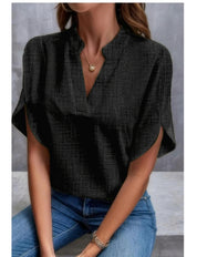Lily Jones | Chiffon V-Neck Blouse For Women