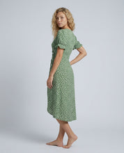 Chloe Harrington | Floral Ruffle Sleeve Midi Dress For Women