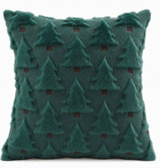 Fireside Noel | Embroidered Christmas Cushion Cover