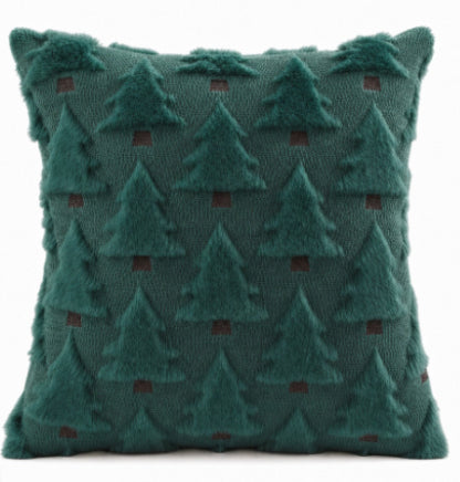 Fireside Noel | Embroidered Christmas Cushion Cover