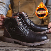 Hugh Kingsley | Retro Leather Boots For Men