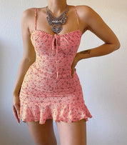 Eleanor Sheridan | Floral Summer Dress With Ruffle Hem For Women