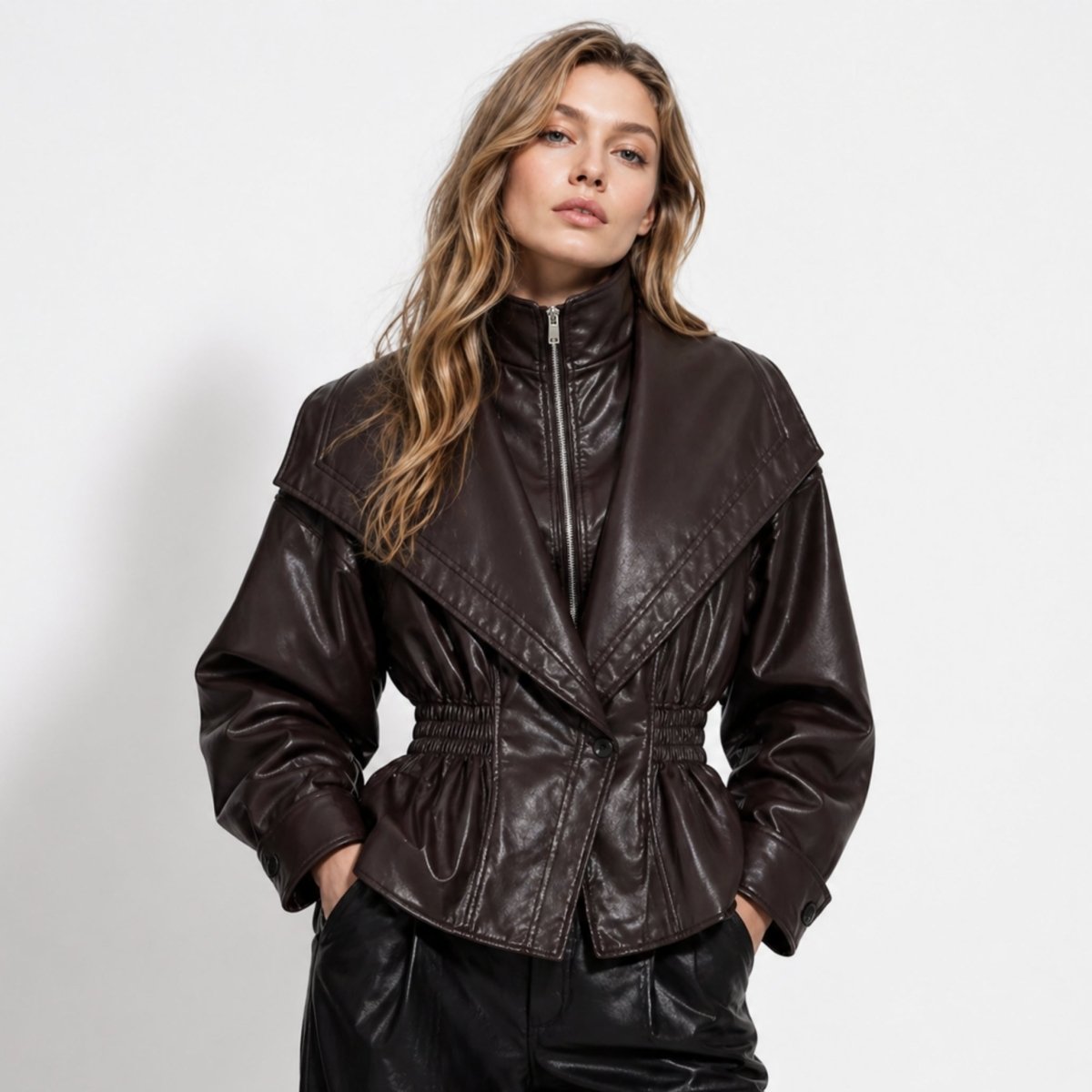 dark-brown-faux-leather-peplum-jacket-front.jpg