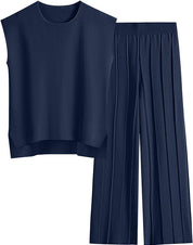 Naomi Ashcroft | Ribbed Two Piece Set For Women