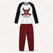 Dasher | Red Plaid Reindeer Christmas Pyjamas Unisex & Family