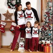 Dasher | Red Plaid Reindeer Christmas Pyjamas Unisex & Family