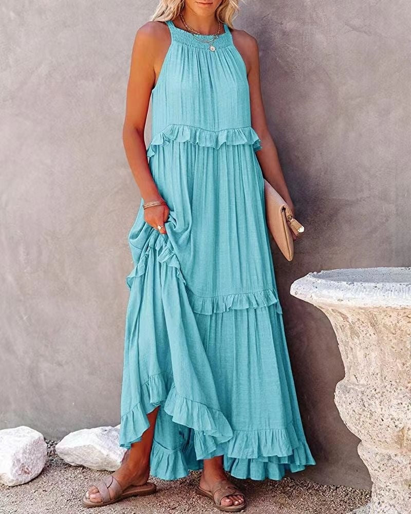 Amelia Turner | Tiered Ruffle Maxi Dress For Women