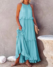 Amelia Turner | Tiered Ruffle Maxi Dress For Women
