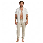 Nathaniel Ashcroft | Linen Look Trousers For Men