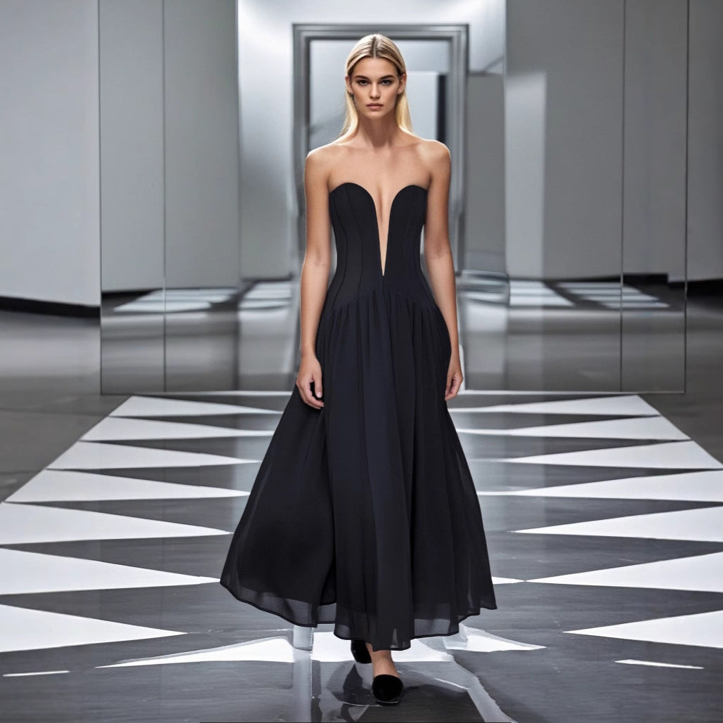 Keira Lambert | Deep V Formal Dress For Women