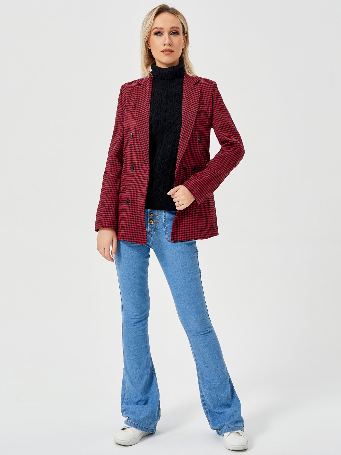 Clementine Ashford | Houndstooth Work Jacket For Women