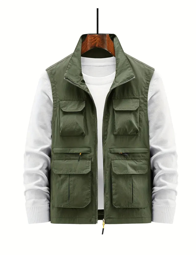 Marco Bellini | Utility Cargo Vest For Men