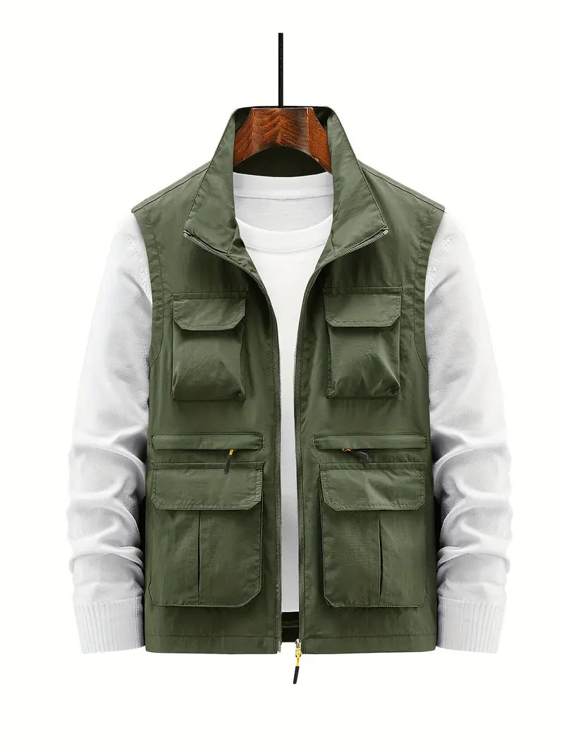 Marco Bellini | Utility Cargo Vest For Men