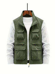 Marco Bellini | Utility Cargo Vest For Men