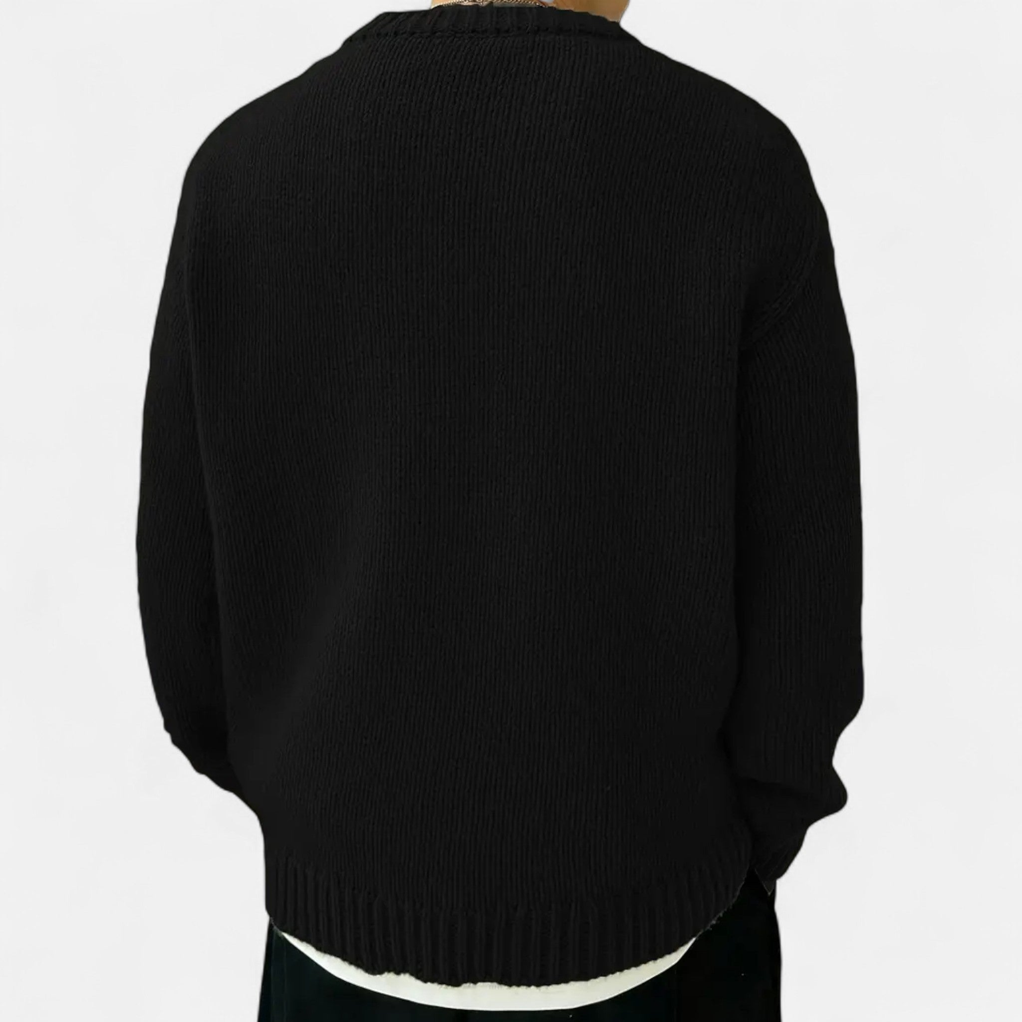 Luca Moretti | Relaxed Knit Sweater For Men