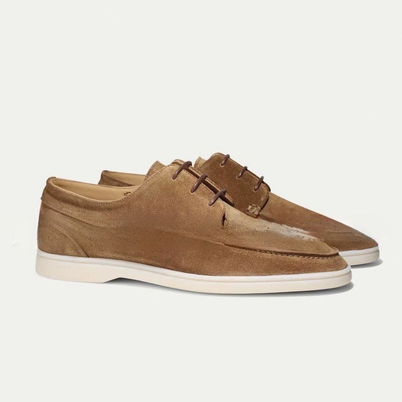 Owen Baxter | Suede Lace-Up Casual Shoes For Men