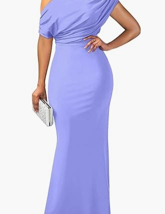 Isla Turner | One-Shoulder Maxi Party Dress For Women