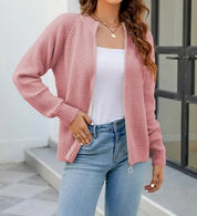 Isabella Moreau | Minimalist Open Front Cardigan For Women