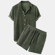 Callum Wren | Corduroy Short Set For Men