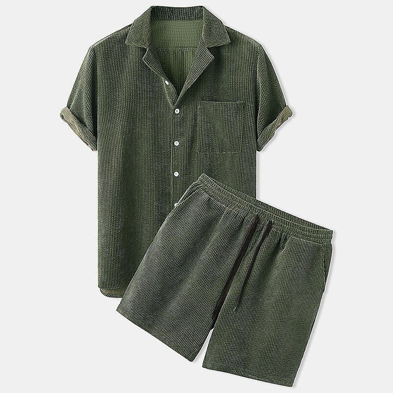 Callum Wren | Corduroy Short Set For Men